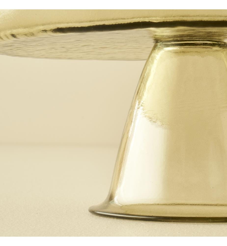 Bol de présentation en verre Geo 21x16 cm - Vert