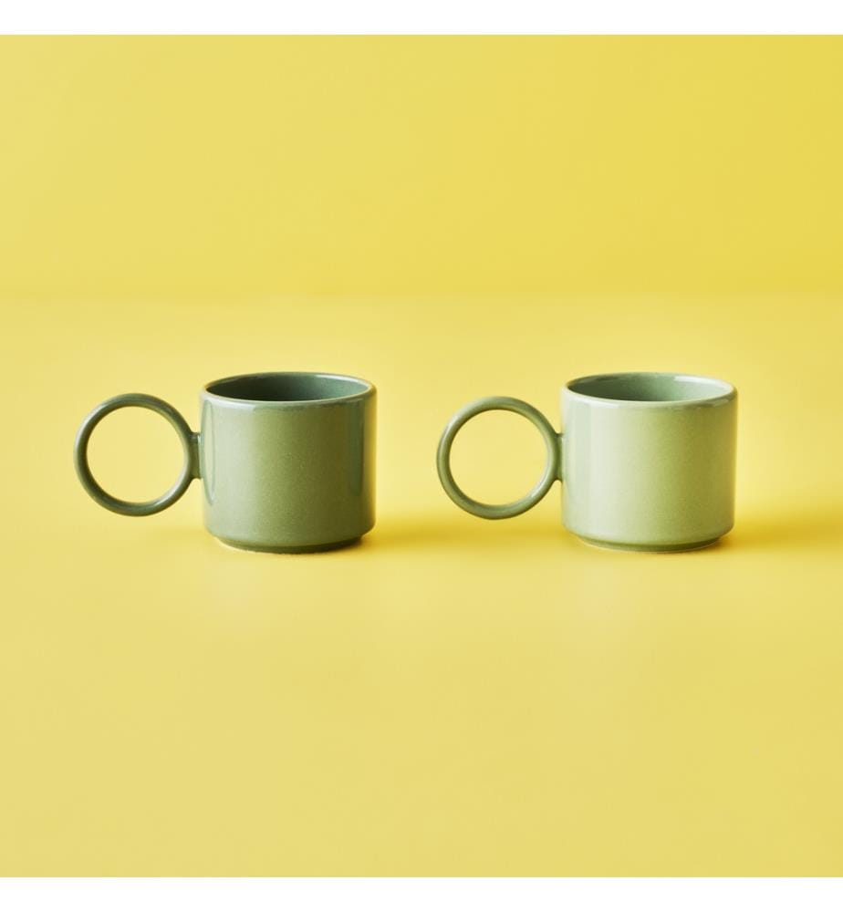 Set de tasses Arcana 2 pièces 270 cc - Vert