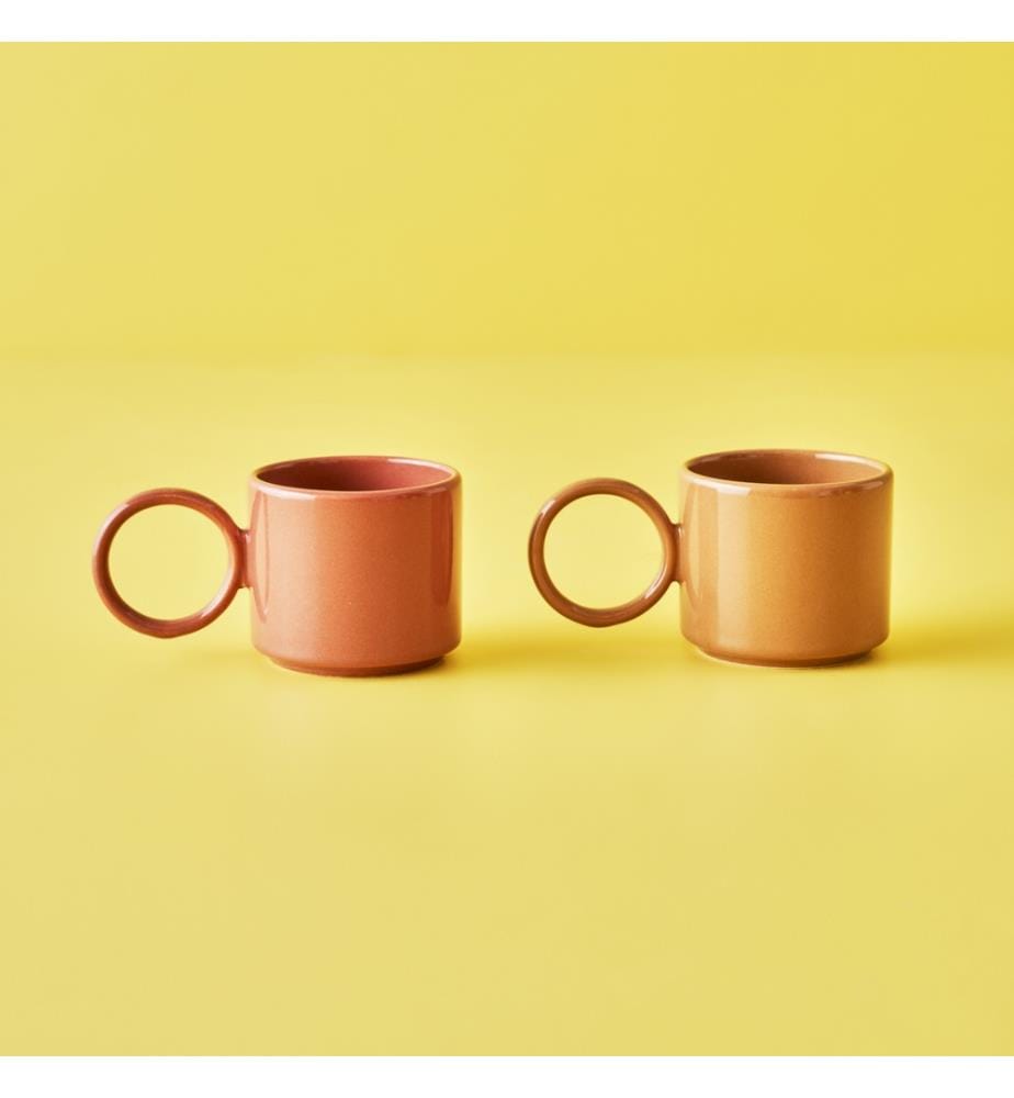 Set de tasses Arcana Rose 2 pièces 270 cc - Rose poudré