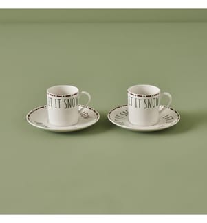 Set de 2 tasses à café Jolly 70 cc - Multicolore