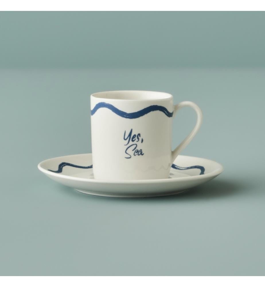 Set de 2 tasses à café Marine 90 cc - Bleu