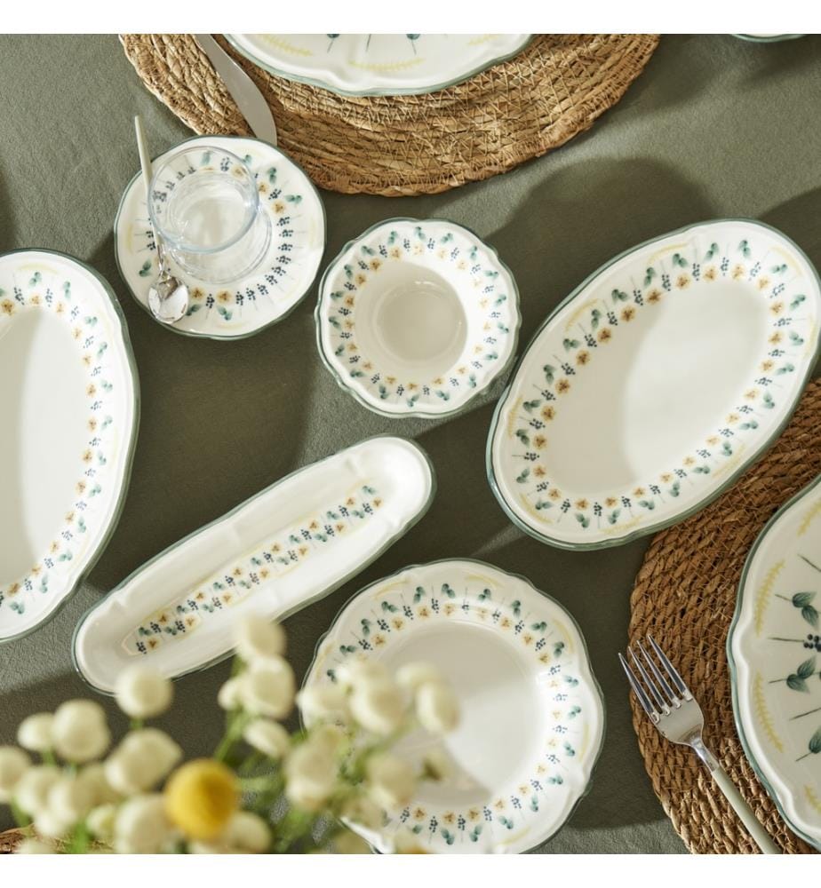 Adelina Set petit-déjeuner 26 pièces - Vert