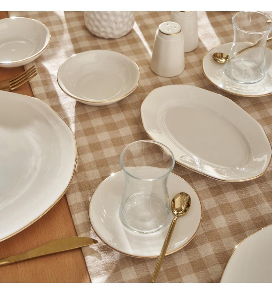 Opal Set petit-déjeuner 26 pièces - Or