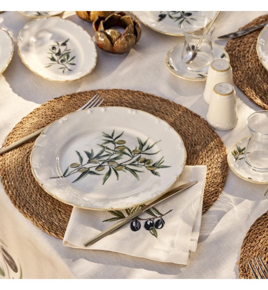Olive Set petit-déjeuner 26 pièces - Vert