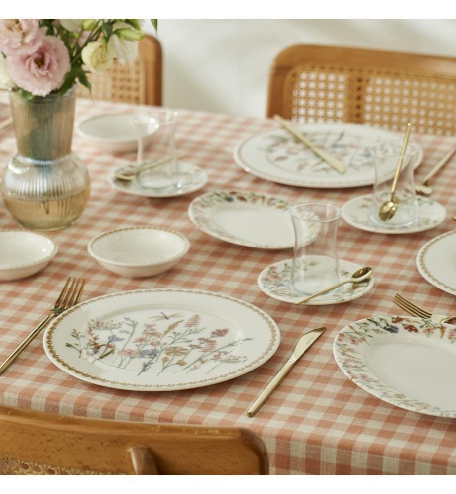 Flores Frühstücksset 26-teilig - Mehrfarbig