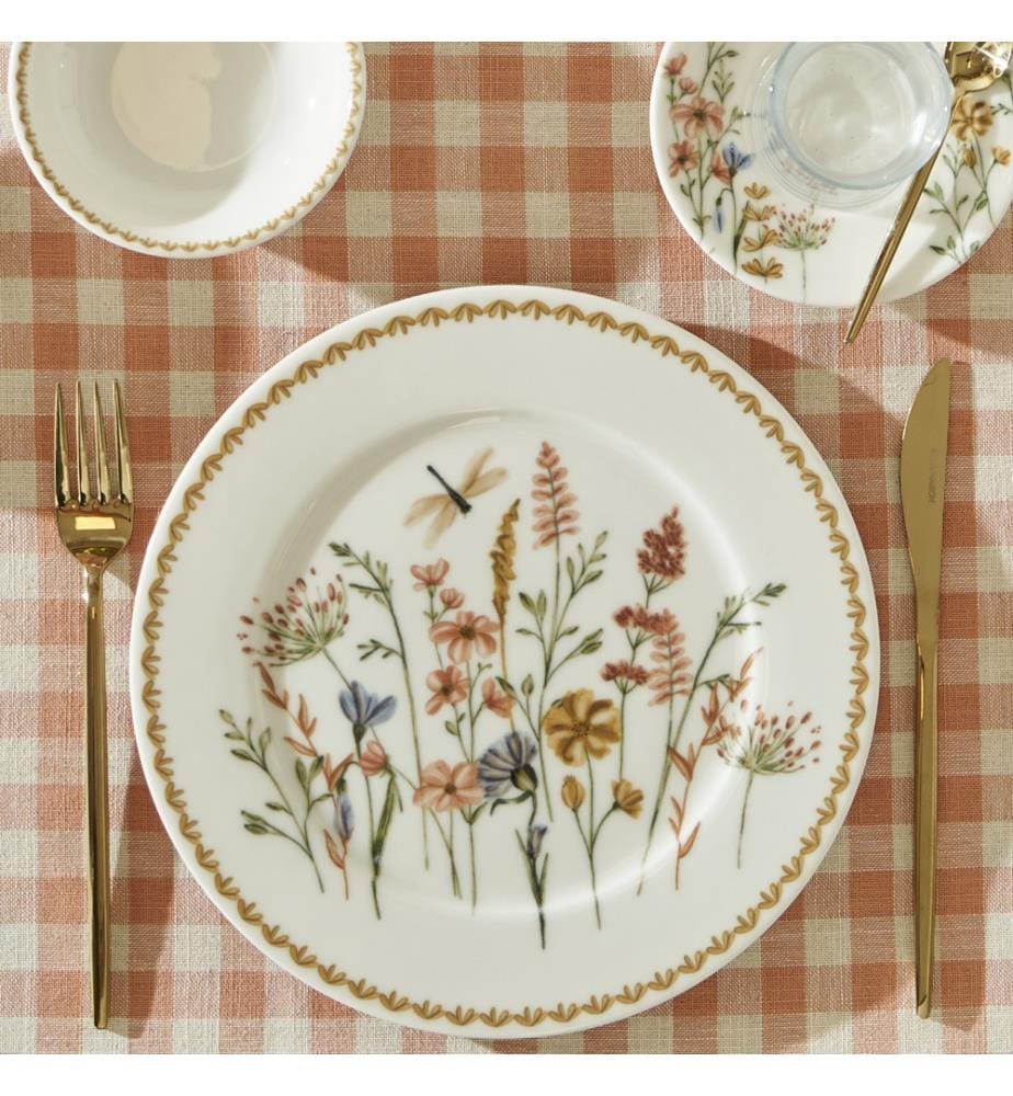 Flores Frühstücksset 26-teilig - Mehrfarbig