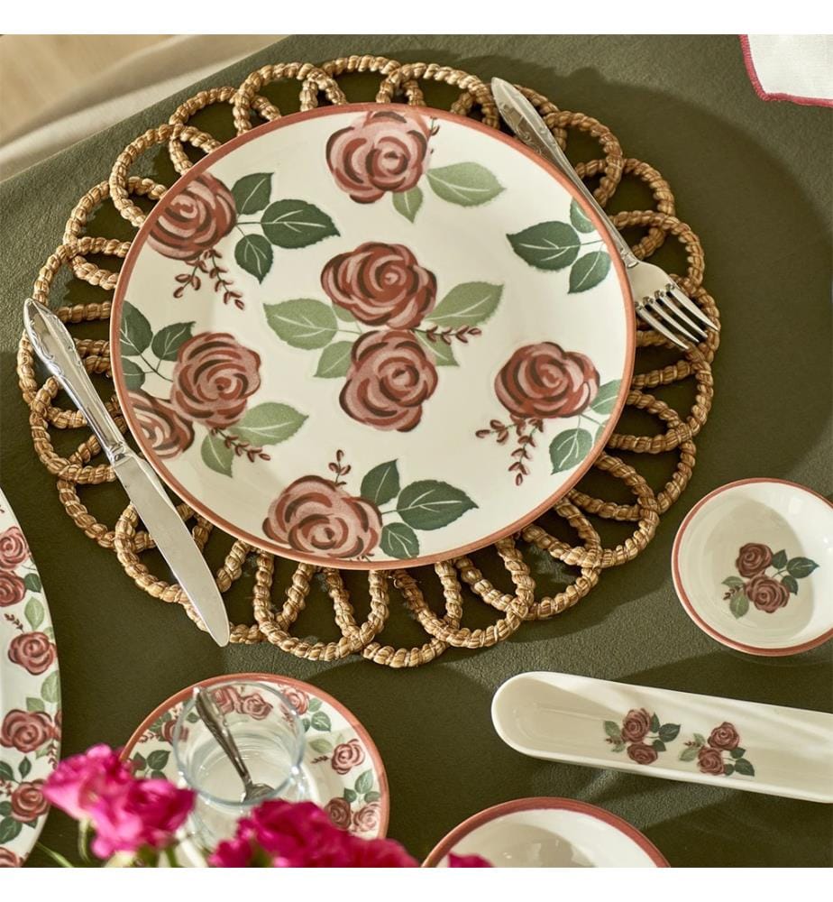 Rose 26-teiliges Frühstücksset – mehrfarbig