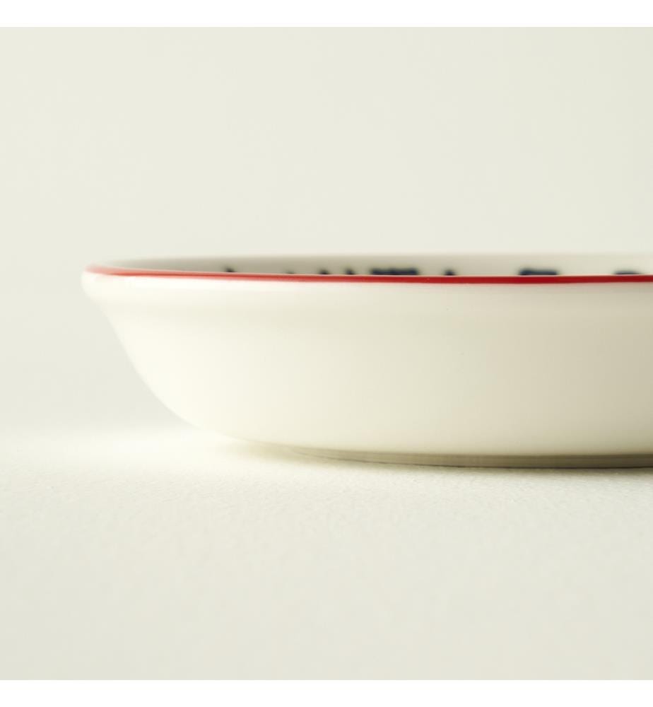 Bol de service porcelaine - Rouge