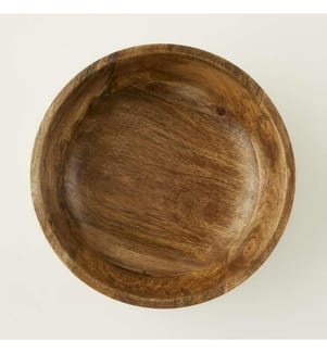 Bol de service en bois de manguier - 30x8 cm