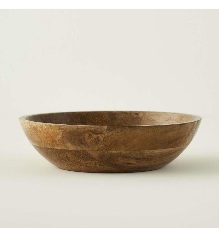 Bol de service en bois de manguier - 30x8 cm