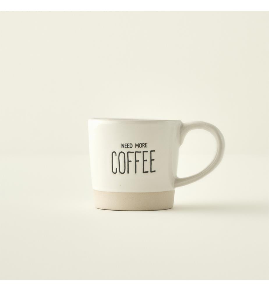 Tasse en grès 330 ml - Blanc