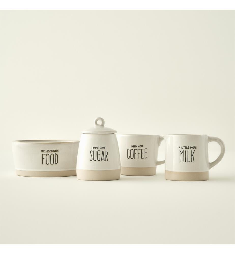 Tasse en grès 330 ml - Blanc