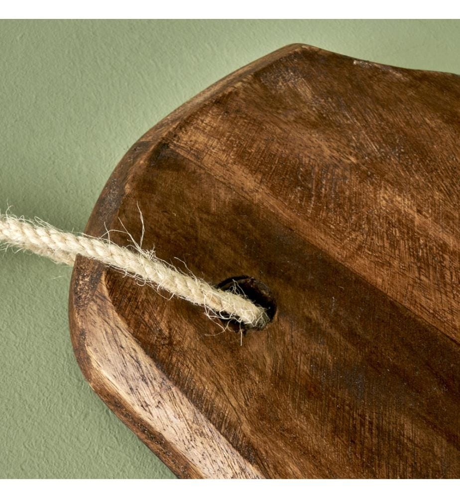 Assiette de présentation Handcraft 34x26x2 cm - Naturel