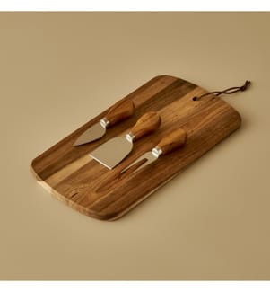 Service à fromage Parm 32x17,5 cm - Naturel