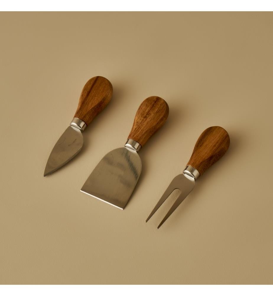 Service à fromage Parm 32x17,5 cm - Naturel