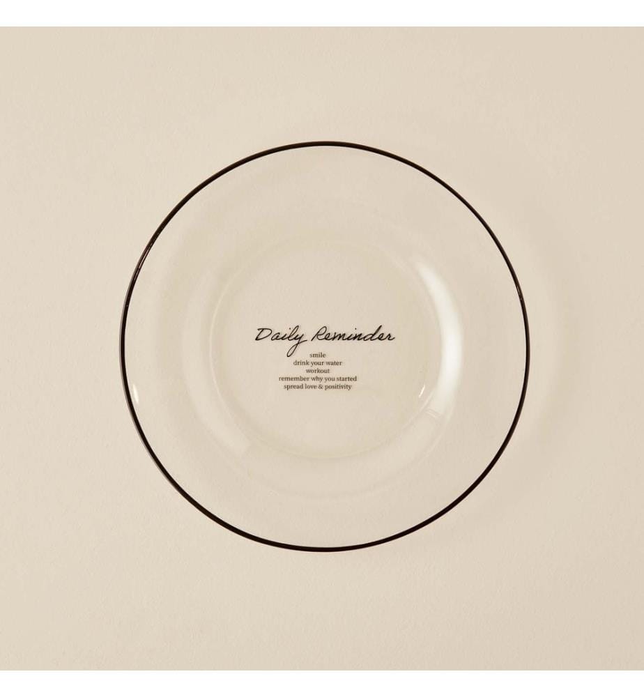 Assiette de service Daily Reminder 26 cm - Noir