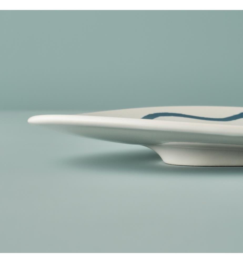 Assiette de service Marine 35 cm - Bleu
