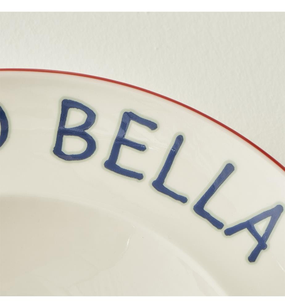 Assiette à pâtes - Rouge