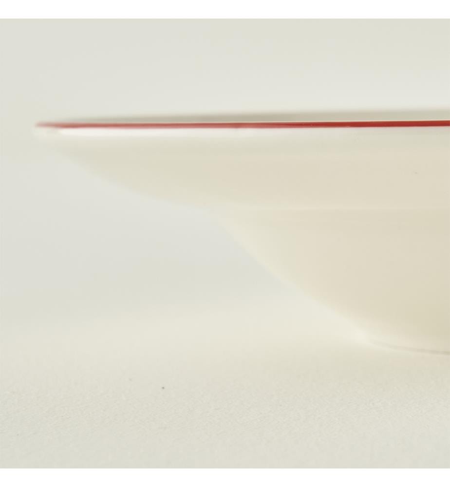 Assiette à pâtes - Rouge