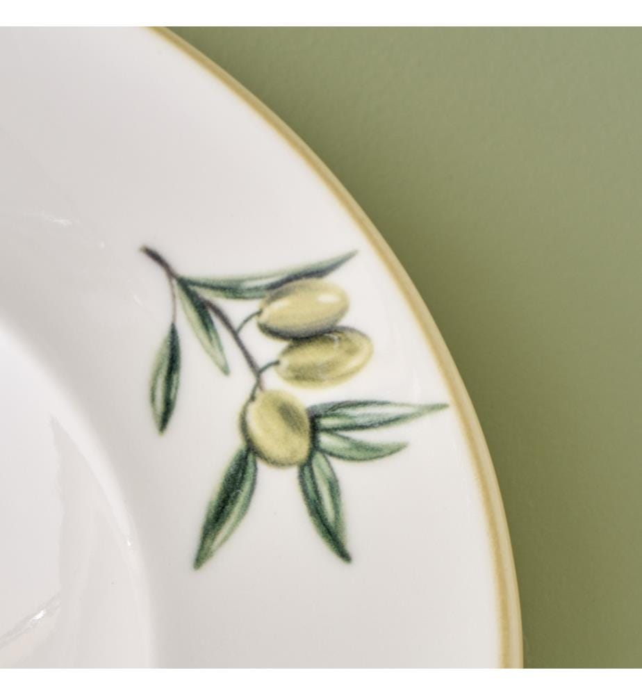 Assiette à pâtes Olive 27 cm - Vert