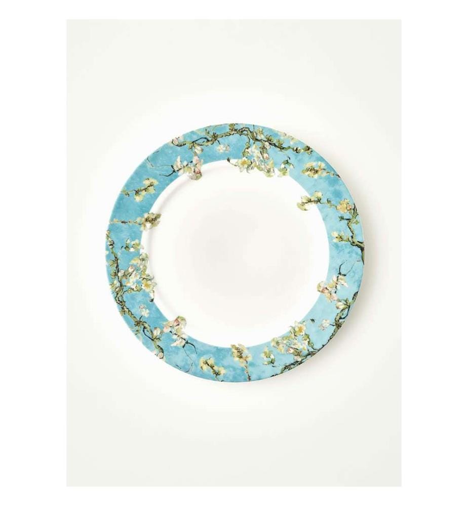 Flacher Teller Almond Blossom 27 cm - Mehrfarbig