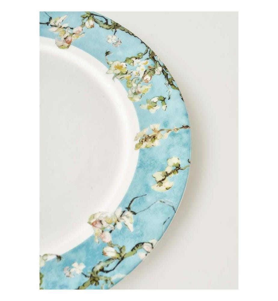 Flacher Teller Almond Blossom 27 cm - Mehrfarbig