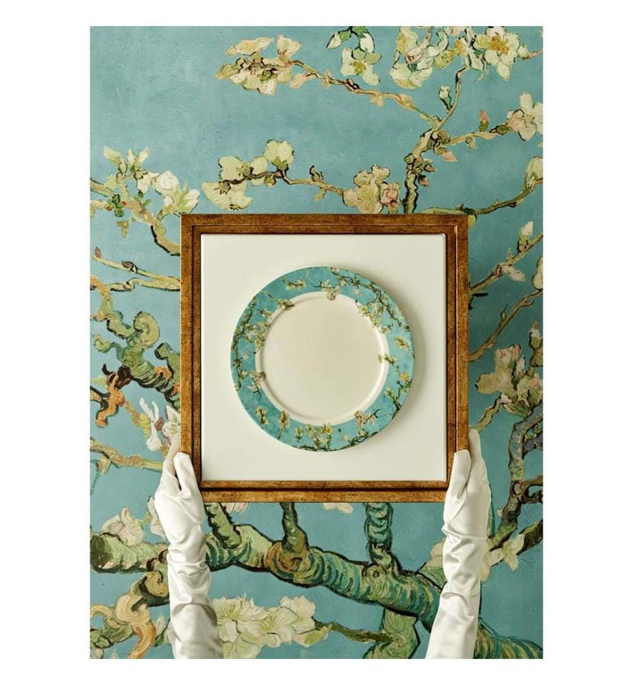 Flacher Teller Almond Blossom 27 cm - Mehrfarbig
