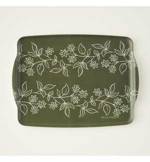 Plateau en mélamine Leaf 42x31 cm - Vert