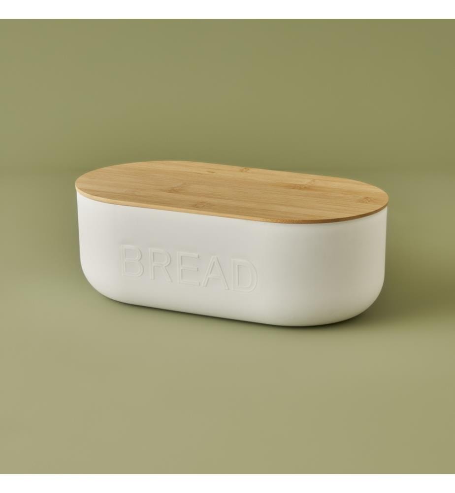 Boîte à pain Brid 35x19x12 cm - Blanc
