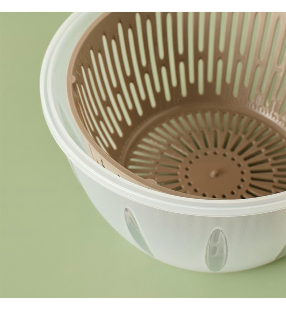 Essoreuse à salade - Beige