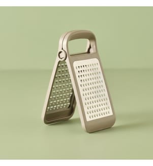Râpe sur pied pliable Verna 10,7x22x5 cm - Beige