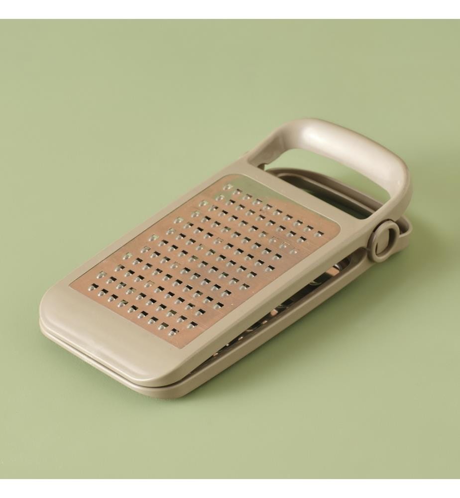 Râpe sur pied pliable Verna 10,7x22x5 cm - Beige