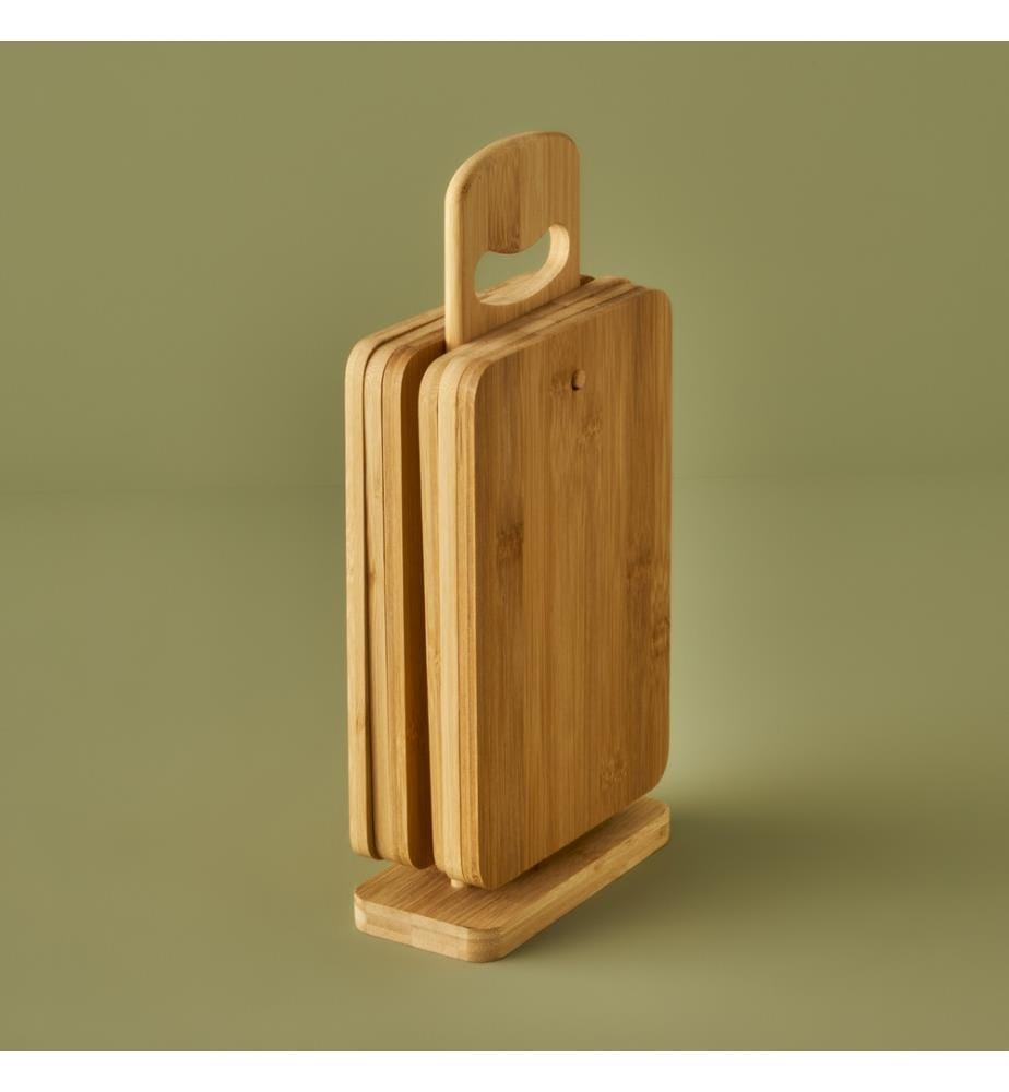 Set de planches à découper Craft 6 pièces 15x7x33 cm - Naturel