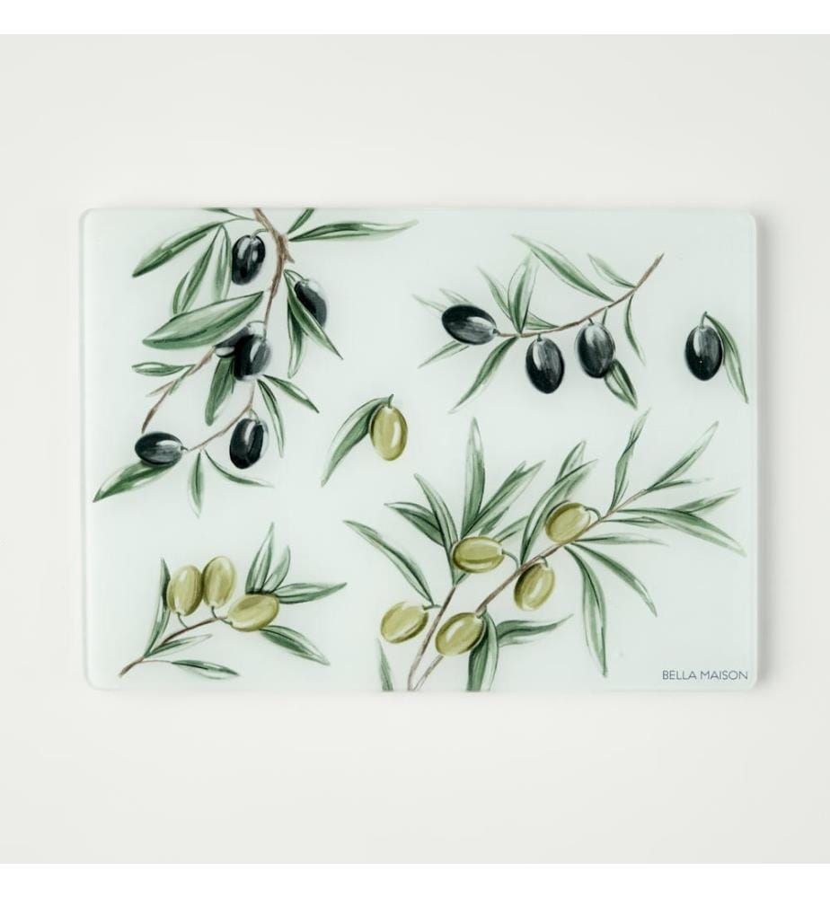 Schneidebrett aus Olivenglas, 35 x 25 cm – mehrfarbig