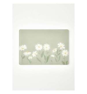 Planche à découper en verre Daisy 35x25 cm - Vert