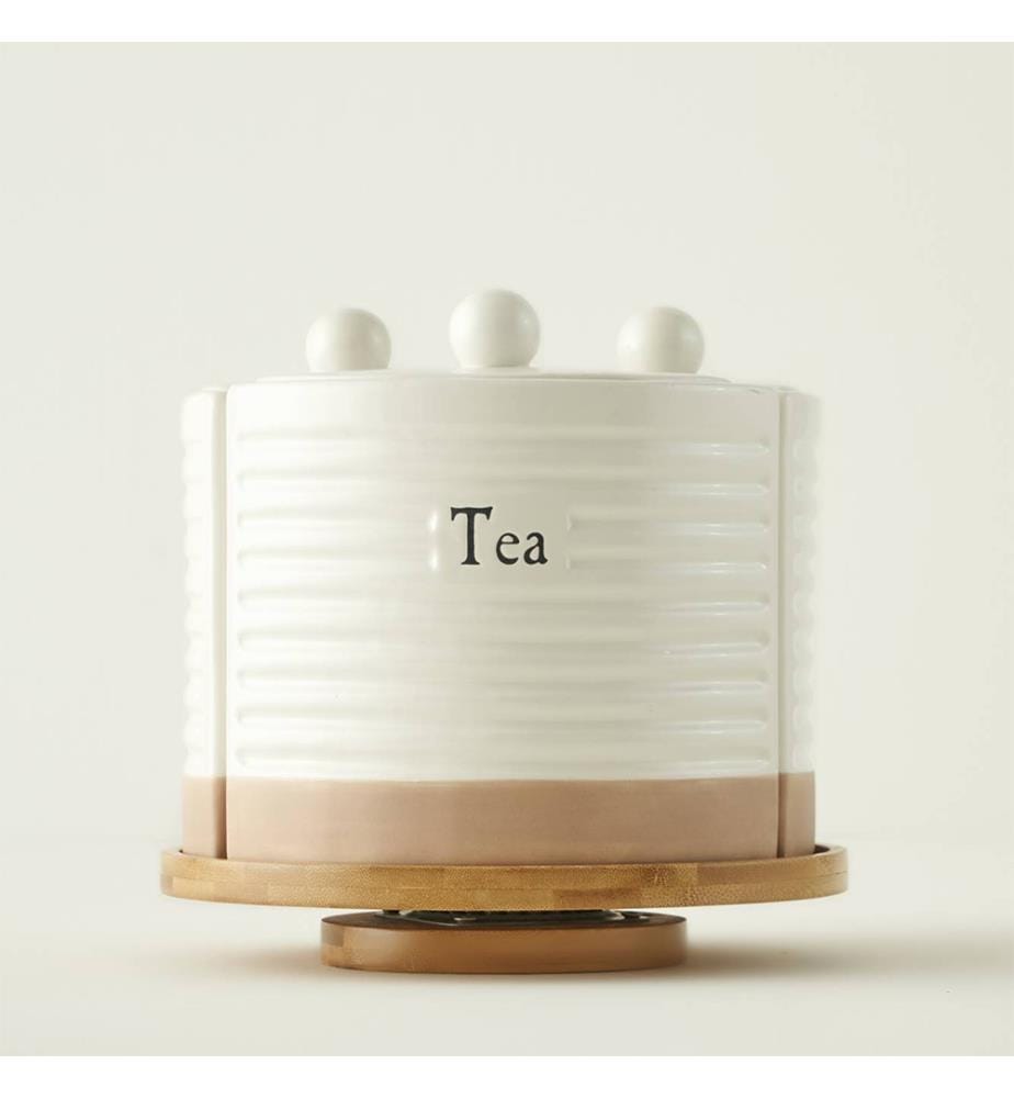 Coffret bocaux avec support - Blanc