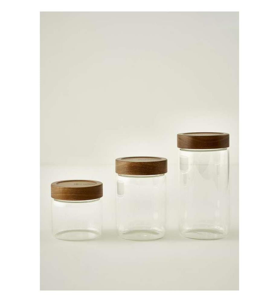 Jarre Austin avec couvercle en bois - 500 ml