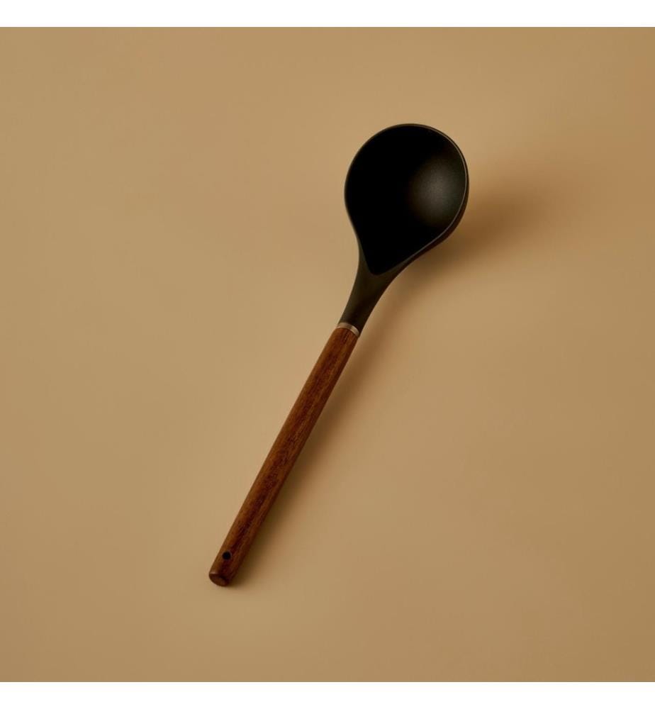 Louche à soupe Golby 32,5x7,5 cm - Noir