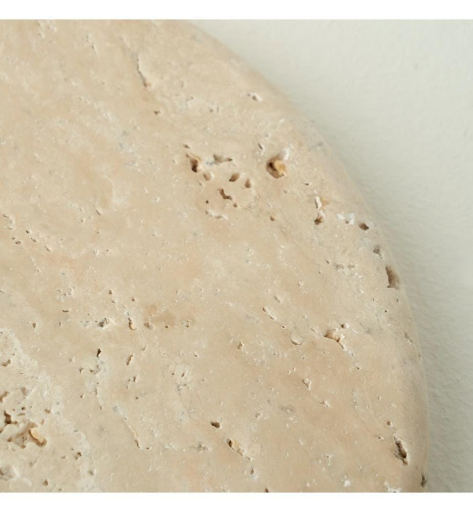 Dessous de plat en travertin Ephesus 20 cm - Naturel