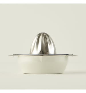 Presse-agrumes Vave en acier inoxydable 16,8x13,7x9 cm - Blanc