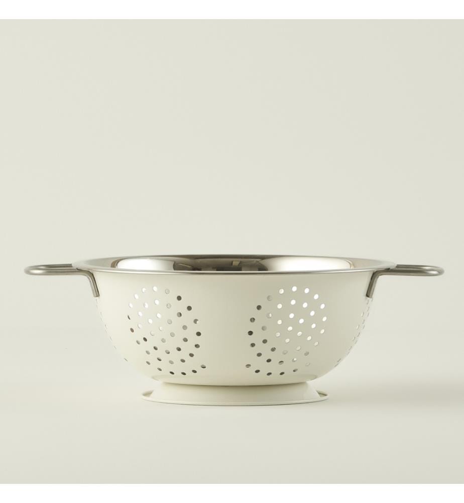 Passoire en acier Giza 35,5x28x11,8 cm - Blanc