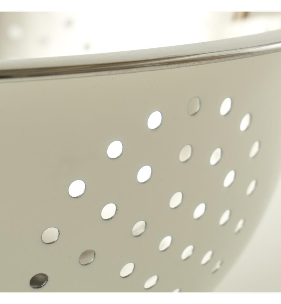 Passoire en acier Giza 35,5x28x11,8 cm - Blanc