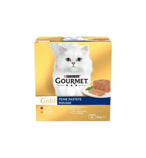 Purina Gourmet nourriture humide Gourmet Gold Mousse, 8 x 85 g