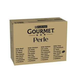 Purina Gourmet Nourriture humide Gourmet Perle Sauce viande et poisson 96 x 85 g
