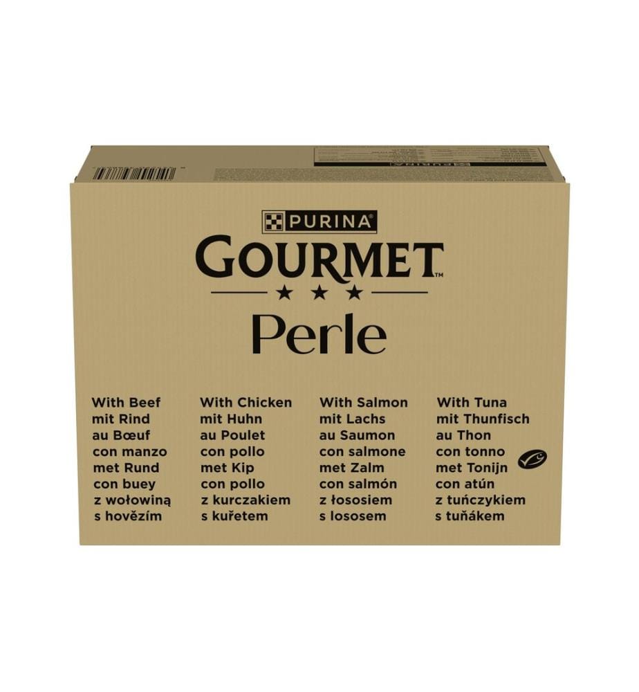 Purina Gourmet Nourriture humide Gourmet Perle Sauce viande et poisson 96 x 85 g
