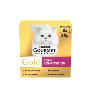 Purina Gourmet Nourriture humide Gold Composition fine 8 x 85 g