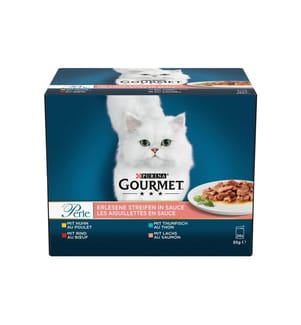 Purina Gourmet Nourriture humide Perle Émincé en sauce 24 x 85g