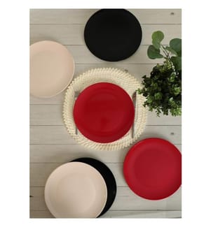 Set of 6 serving plates - Multicolored