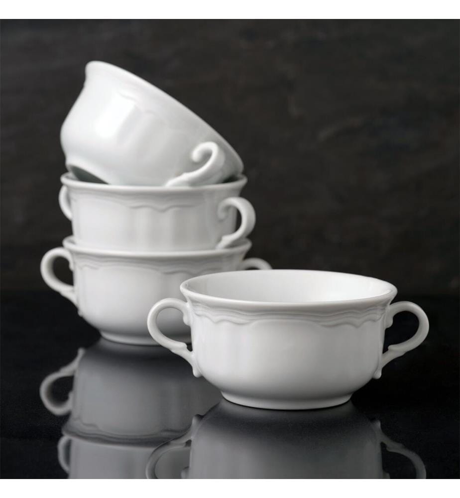 Set of 4 bowls - White