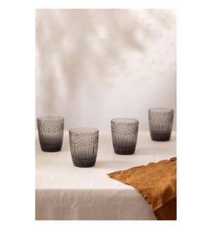Set of 4 glasses - Smoked